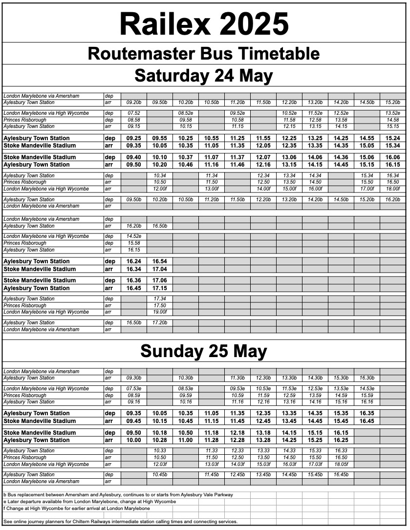 Bus Timetable